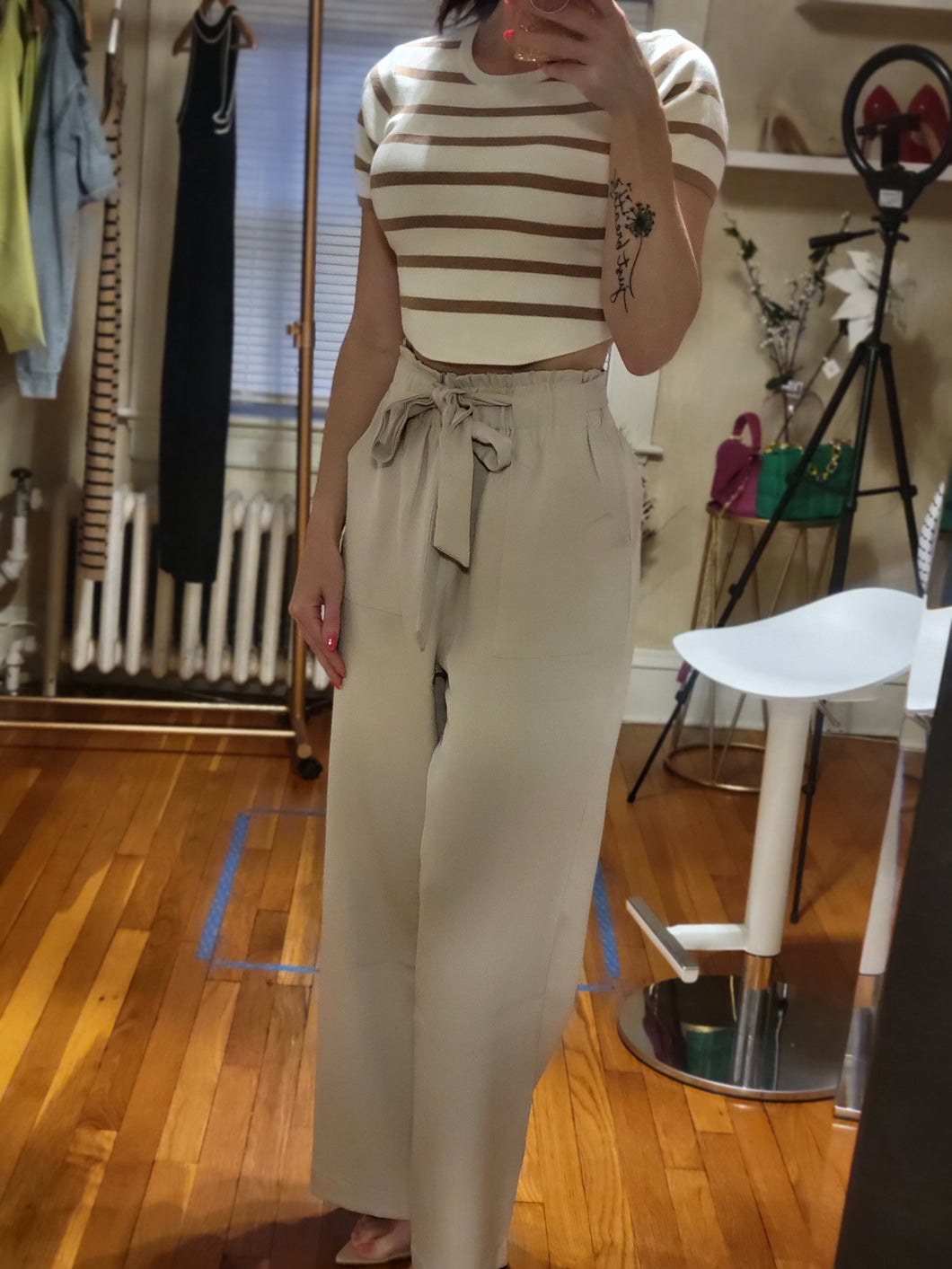 Oat Linen Pant