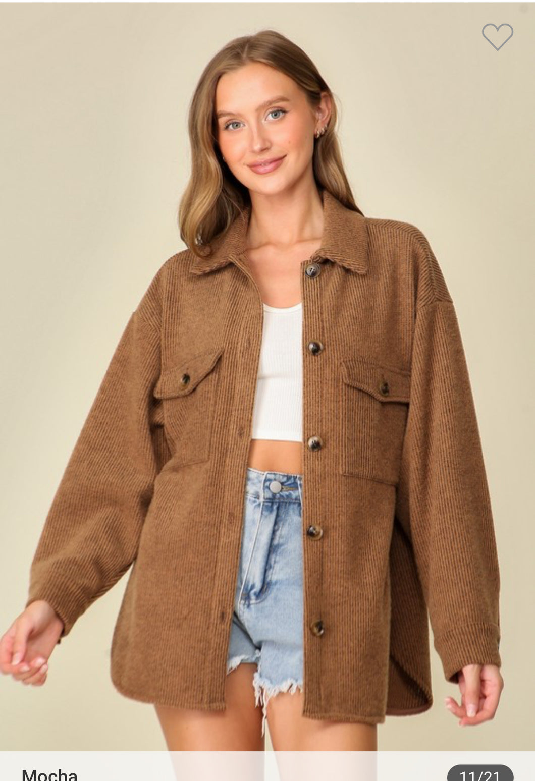 Mocha Shacket