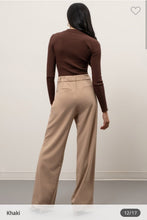 Load image into Gallery viewer, Khaki Wide Leg Pant
