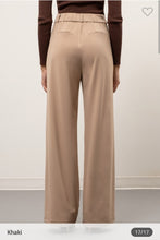 Load image into Gallery viewer, Khaki Wide Leg Pant
