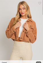 Load image into Gallery viewer, Teddy Crop Jacket
