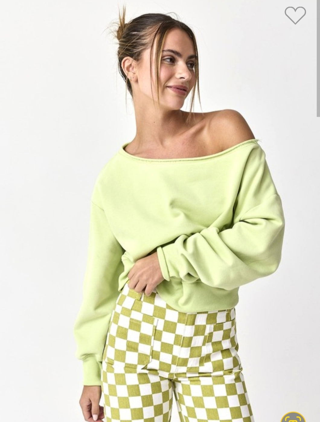 Lime Soft Sweatshirt