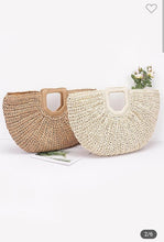 Load image into Gallery viewer, Straw Tote (2 Colors)
