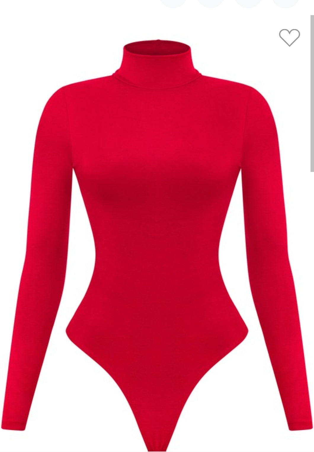 Soft Bodysuit Red