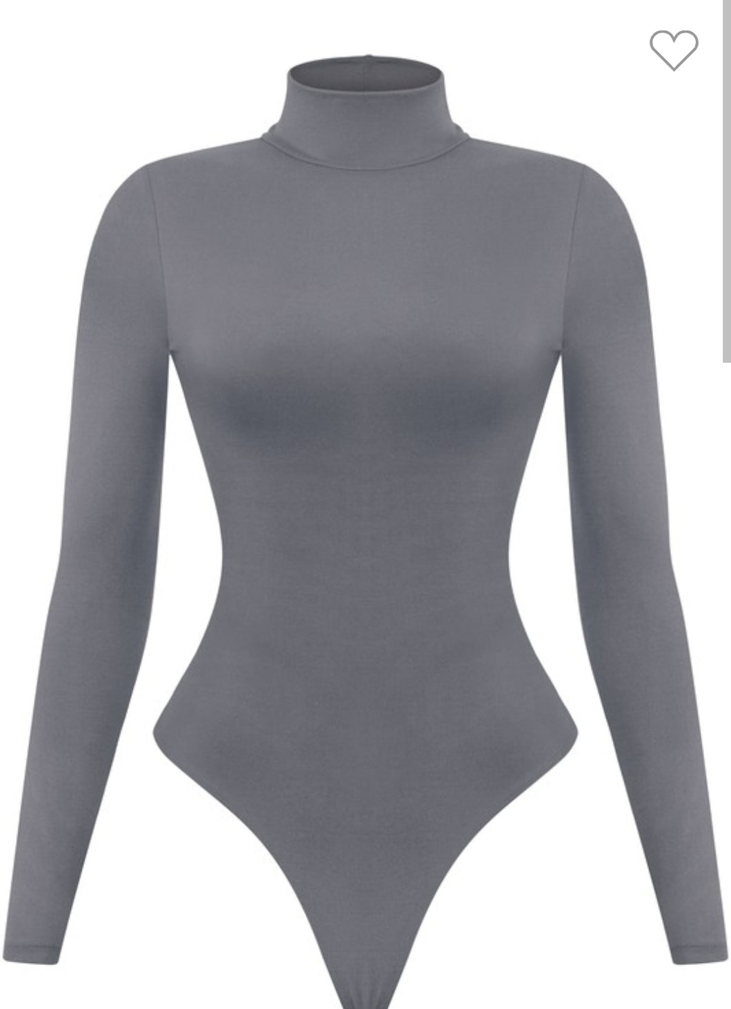 Soft Body Suit Charcoal