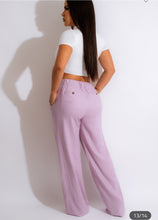 Load image into Gallery viewer, Linen Pants Lilac
