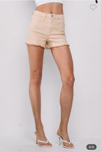 Load image into Gallery viewer, Oat Denim High Waisted Shorts
