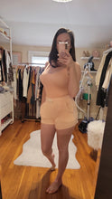 Load image into Gallery viewer, Peach Soft Short Lounge Wear
